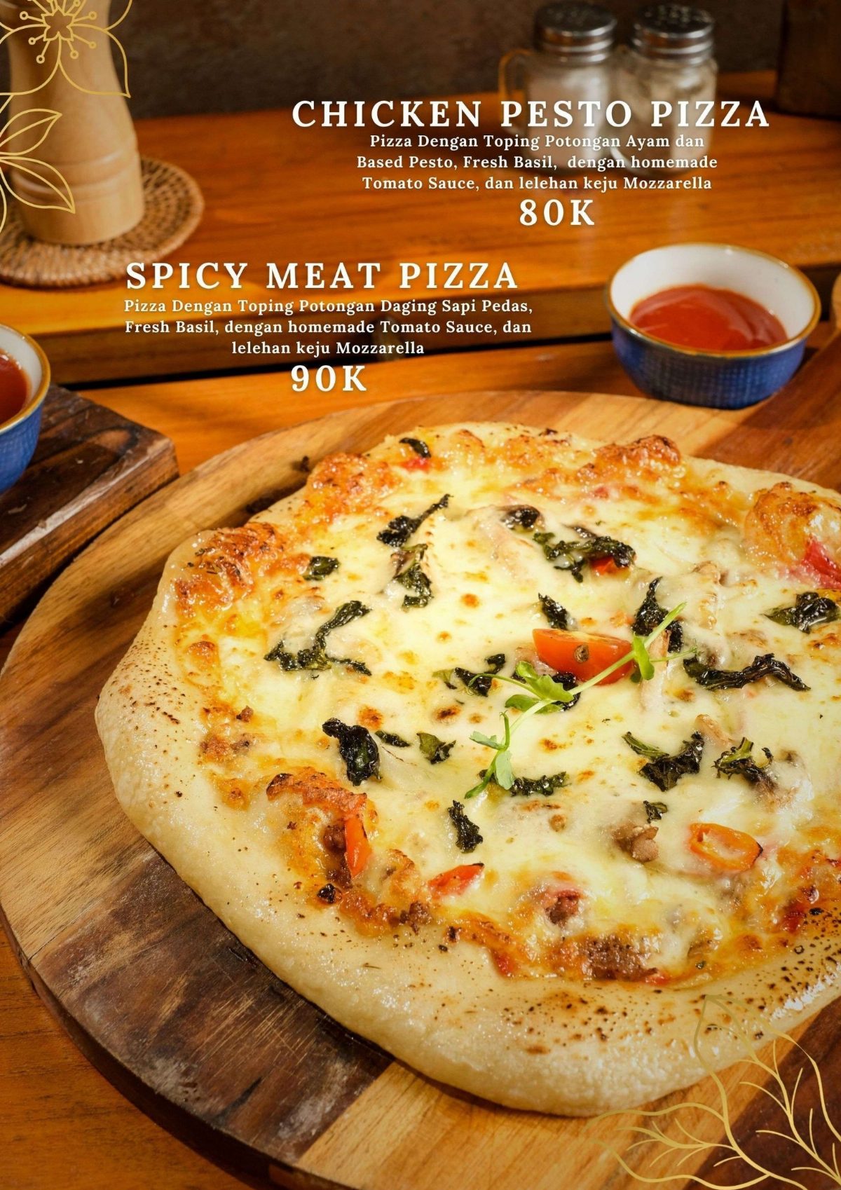 Chicken Pesto Pizza