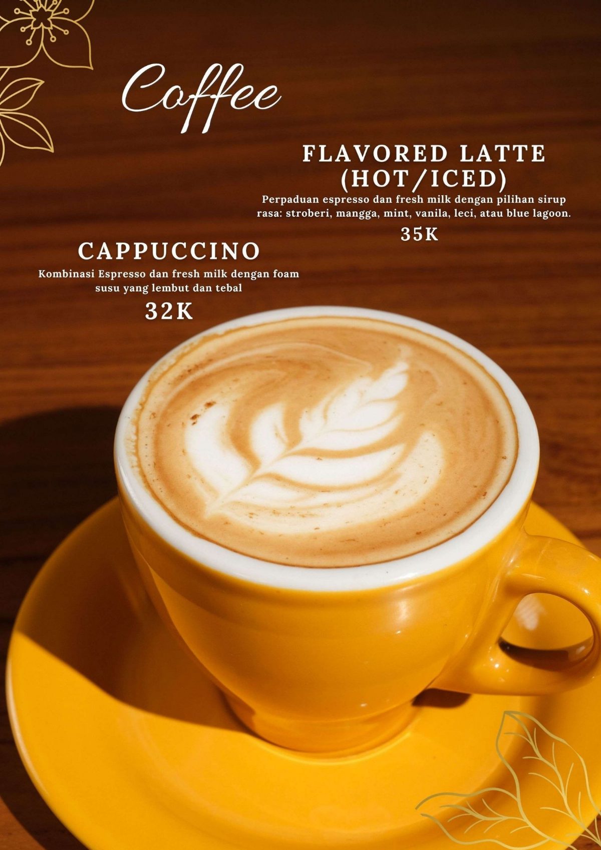 Flavored Latte (Hot/Iced)